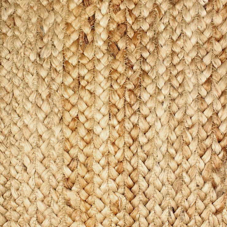  Natural Fibres Jute - Caroline Hand Braided 100% Natural Hand Woven Floor Rug  - 3