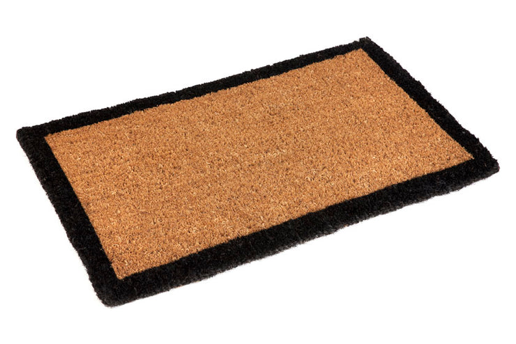 Doormat - Black Border Rectangle 100% Coir -  - 3