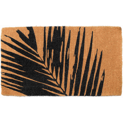  Natural Fibres Doormat - Fern Design 100% Coir  - 1