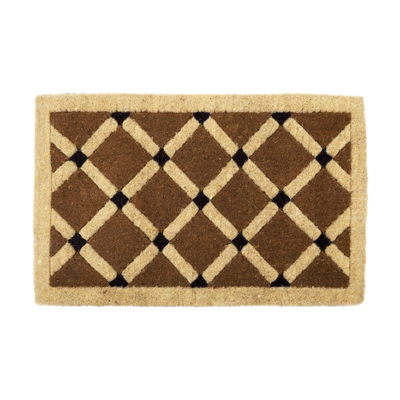  Natural Fibres Doormat - Mahi Rectangle 100% Coir  - 1