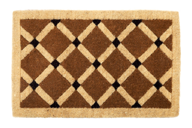  Natural Fibres Doormat - Mahi Rectangle 100% Coir  - 2