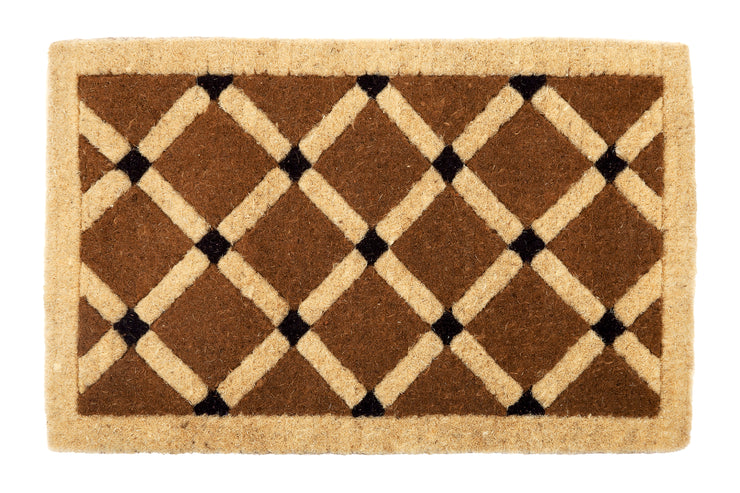  Natural Fibres Doormat - Mahi Rectangle 100% Coir  - 2