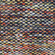  Natural Fibres Daisy Black Modern Flat Weave Pure Wool Fully Reversible Runner  - 2