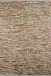  Natural Fibres Daisy Cream - Modern Pure Wool Fully Reversible Hand Woven Floor Rug  - 5