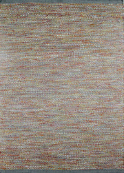  Natural Fibres Daisy Grey - Modern Flat Weave Pure Wool Fully Reversible Hand Woven Floor Rug  - 7