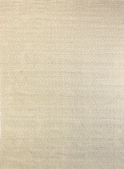  Natural Fibres Diamond Waves Bone - 100% Cotton Hand Woven Floor Rug  - 5