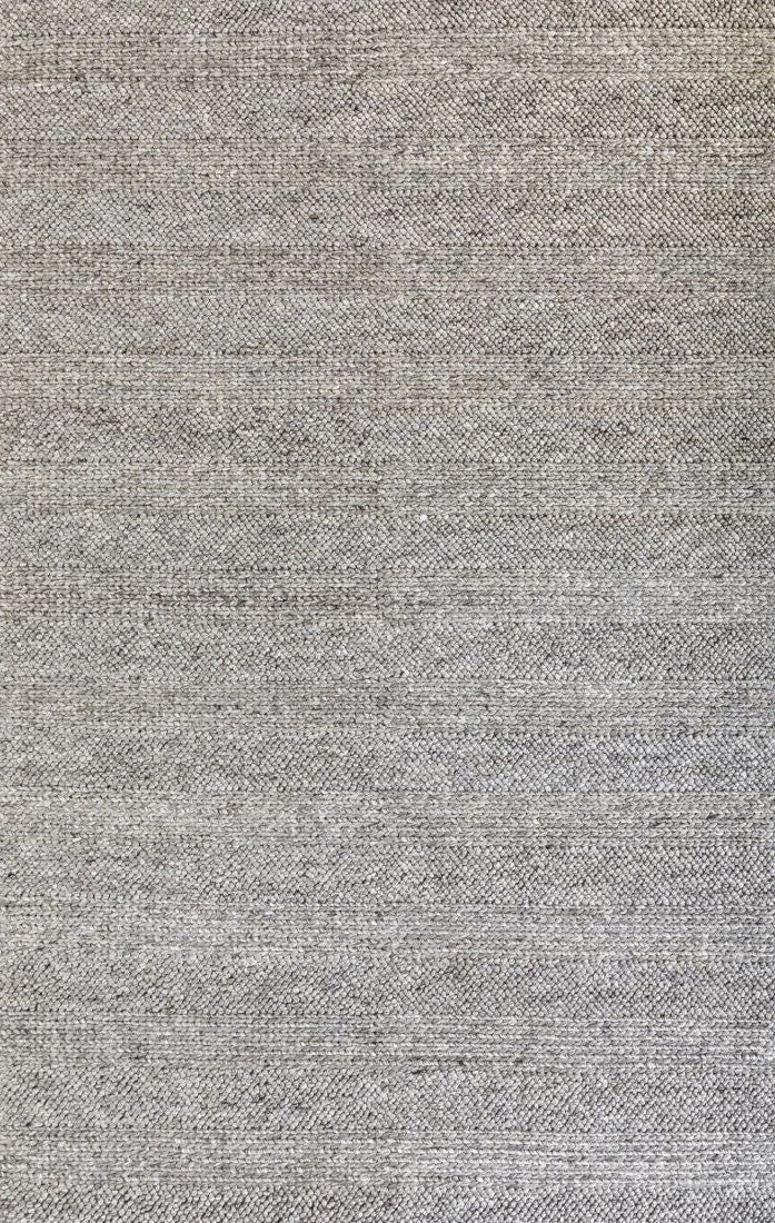  Natural Fibres Diva Silver Braided Hand Loomed Wool and Viscose Blend Hand Woven Floor Rug  - 6