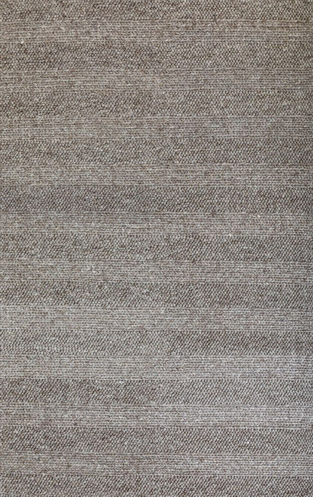  Natural Fibres Diva Taupe Braided Hand Loomed Wool and Viscose Blend Hand Woven Floor Rug  - 6