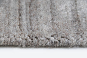  Natural Fibres Fjord Modern Fossil Grey Hand Loomed Wool  and  Viscose Blend Runner  - 3