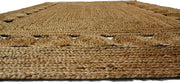  Natural Fibres Jute - Natural B Hand Braided Hand Woven Floor Rug  - 4