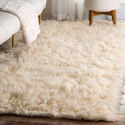  Natural Fibres Flokati 1300gms Pure New Zealand Wool Shaggy Hand Woven Floor Rug  - 2