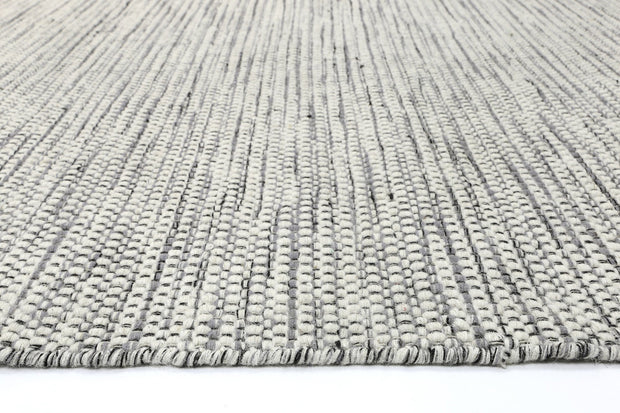  Natural Fibres Scandi Grey Reversible Wool Runner  - 5