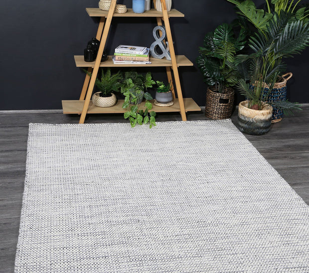  Natural Fibres Scandi Grey Reversible Wool Runner  - 3