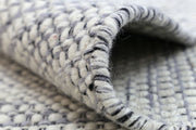  Natural Fibres Scandi Grey Reversible Wool Runner  - 4