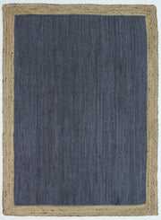  Natural Fibres Hamptons Grey Jute Hand Woven Floor Rug - 2