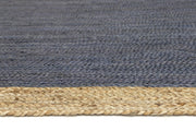  Natural Fibres Hamptons Grey Jute Hand Woven Floor Rug - 3