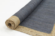  Natural Fibres Hamptons Grey Jute Hand Woven Floor Rug - 5