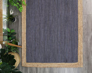 Natural Fibres Hamptons Grey Jute Hand Woven Floor Rug - 6