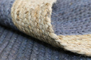 Natural Fibres Hamptons Grey Jute Hand Woven Floor Rug - 9