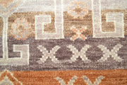  Natural Fibres Odyssey Brown Hand Knotted Pure Wool Knotted Pure Floor Rug - 5
