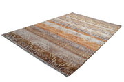  Natural Fibres Odyssey Brown Hand Knotted Pure Wool Knotted Pure Floor Rug - 7