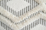 Alaska Natural/Ivory Hand Tufted Mixed Weave Wool Floor Rug -  - 5