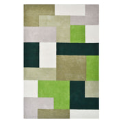  Natural Fibres Boxed Green Hand Tufted Wool Hand Woven Floor Rug - 1