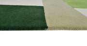  Natural Fibres Boxes Green Hand Tufted Wool Floor Rug - 5