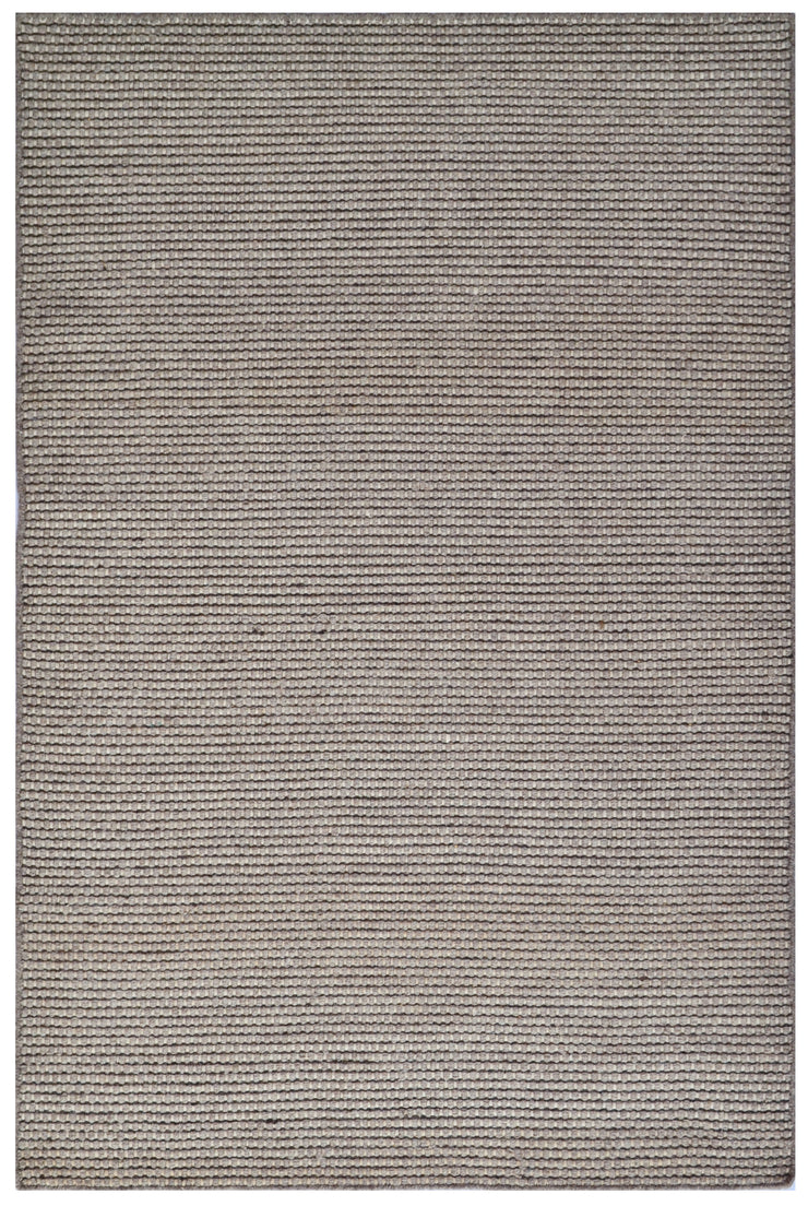  Natural Fibres Boondi Natural and Beige and Black - Modern Flat Weave Pure Wool Fully Reversible Hand Woven Floor Rug  - 2