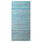  Natural Fibres Mira Blue Modern Flat Weave Wool Hand Woven Floor Rug - 1
