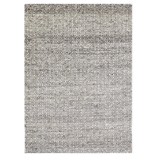  Natural Fibres Mira - Ash Grey Modern Hand Woven Wool Hand Woven Floor Rug  - 2
