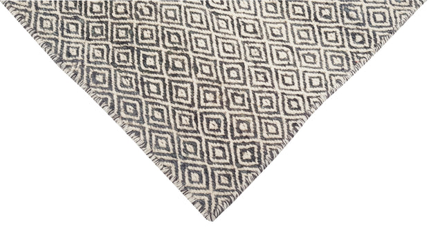 Natural Fibres Mira - Ash Grey Modern Hand Woven Wool Hand Woven Floor Rug  - 3