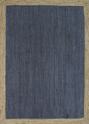  Natural Fibres Hamptons Grey Jute Hand Woven Floor Rug - 11