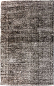  Natural Fibres Hamptons Grey and White Hand Loomed Wool and Viscose Hand Woven Floor Rug  - 6