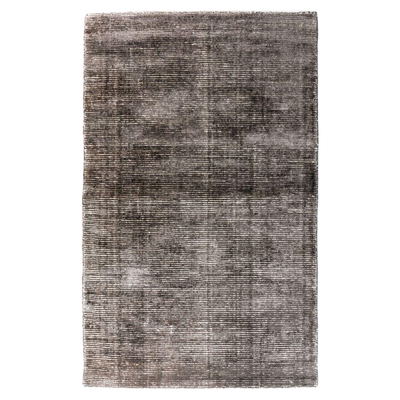  Natural Fibres Coco Grey and WhiteHand Loomed Wool Hand Woven Floor Rug - 1
