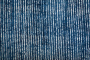  Natural Fibres Hamptons Indigo and White Hand Loomed Wool and Viscose Hand Woven Floor Rug  - 3
