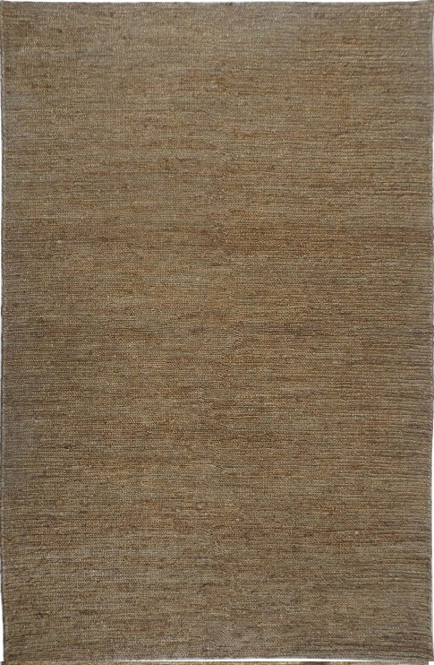  Natural Fibres Hemp Coffee Handknotted Eco Friendly Hand Woven Floor Rug  - 2