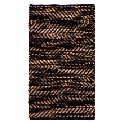  Natural Fibres Jute - Ibis Handwoven Black Hand Woven Floor Rug  - 1