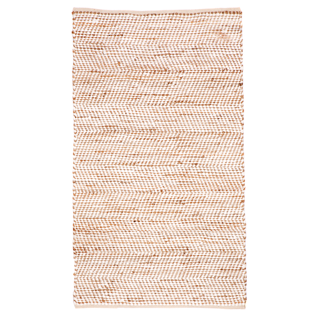  Natural Fibres Jute - Ibis Handwoven White Hand Woven Floor Rug  - 1
