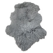  Natural Fibres Sheepskin Mongolian -  Grey  - 1