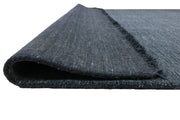  Natural Fibres Indigo Midnight Flat Weave Hand Woven Floor Rug  - 3