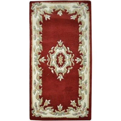  Natural Fibres Jewel Red - Hand Tufted Wool Hand Woven Floor Rug  - 3