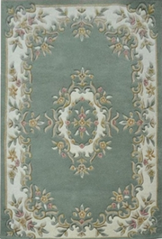  Natural Fibres Jewel Green- Hand Tufted wool Hand Woven Floor Rug  - 8