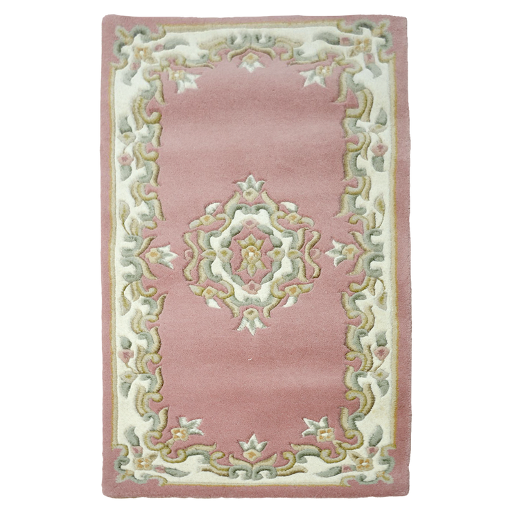  Natural Fibres Jewel Rose - Hand Tufted wool Hand Woven Floor Rug  - 1