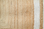  Natural Fibres Fiji natural Ivory Hand Woven jute Hand Woven Floor Rug - 4