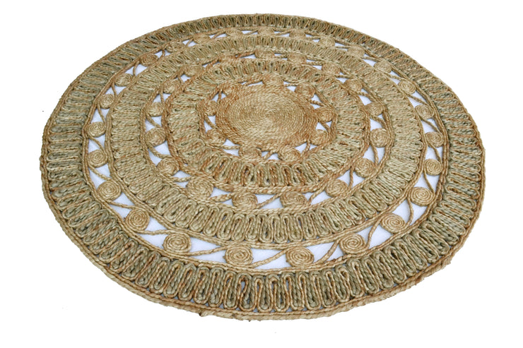  Natural Fibres Tribal Multi Outdoor Hand Woven Floor Rug  - 3