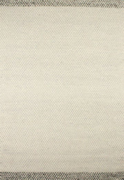  Natural Fibres Kyra Cream - Modern Flat Woven Wool Hand Woven Floor Rug  - 6
