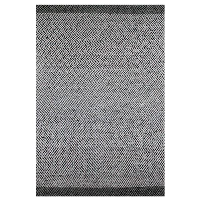  Natural Fibres Kyra Grey - Modern Hand Woven Wool Hand Woven Floor Rug  - 1