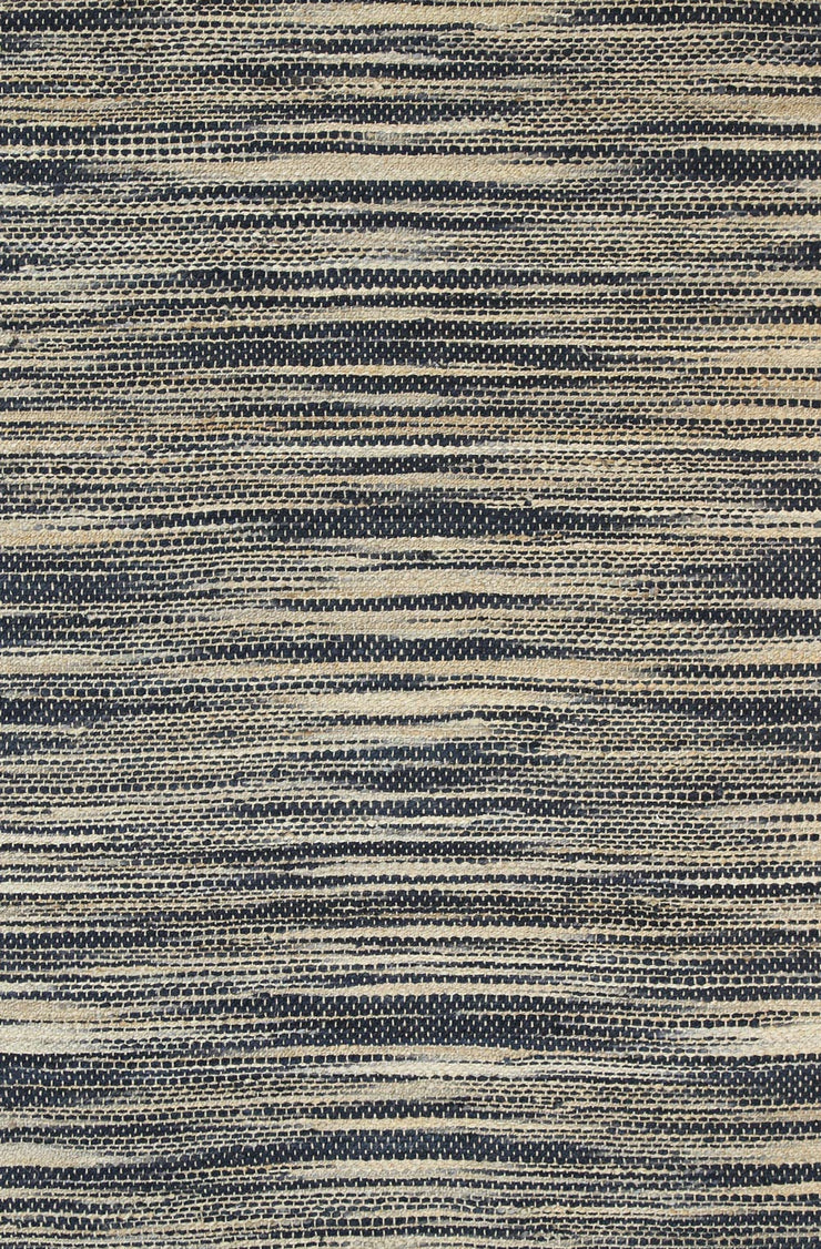  Natural Fibres Malmo Strip Grey Hand Woven Natural Jute Hand Woven Floor Rug - 3