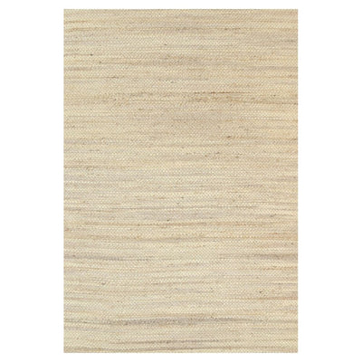  Natural Fibres Malmo Strip Beige Hand Woven Natural Jute Hand Woven Floor Rug - 1